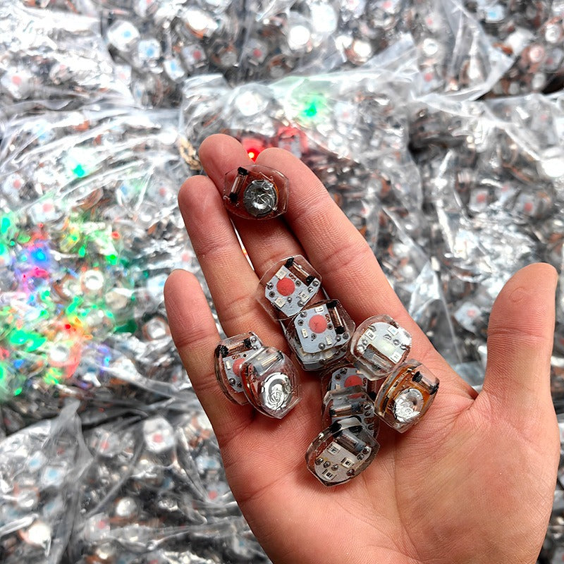 Wholesale 20pcs Vibrating Light Luminous Watch Light Toy Accessories Flash Ball Red and Blue Double Flash Multipurpose Light